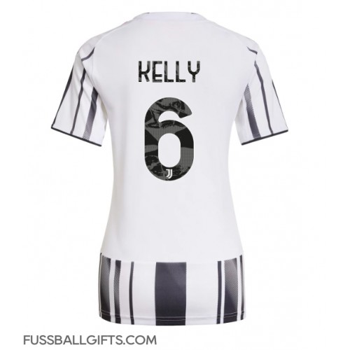 Juventus Lloyd Kelly #6 Fußballbekleidung Heimtrikot Damen 2025-26 Kurzarm